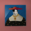 Donna Rosa - Glass Coaster f