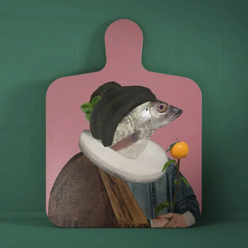 Herring With Orange - Cutting Board Small front