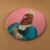 Pigeon With Secrets - Ceramic Coaster Round 34