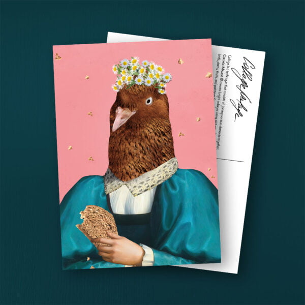 Pigeon With Secrets - Postcard A6