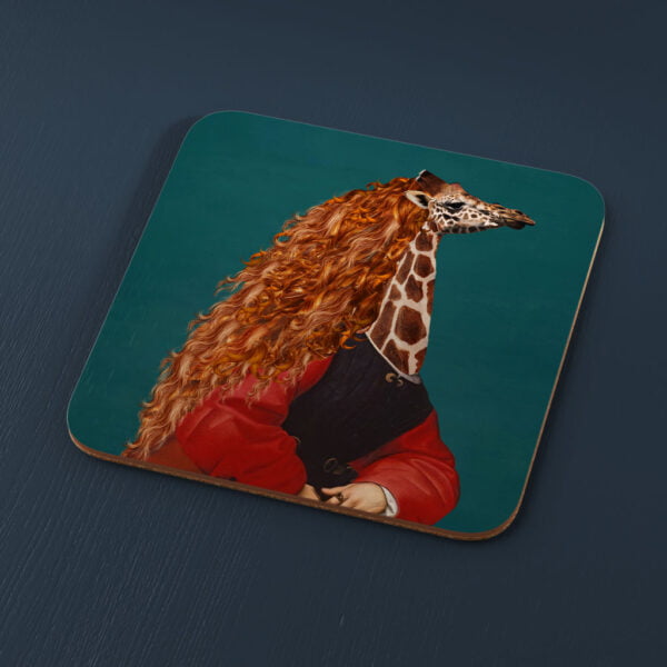 Sweet Giraffe - Melamine Coaster Square 34 Sweet Giraffe - Melamine Coaster Square 34