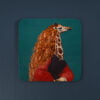 Sweet Giraffe - Melamine Coaster Square front